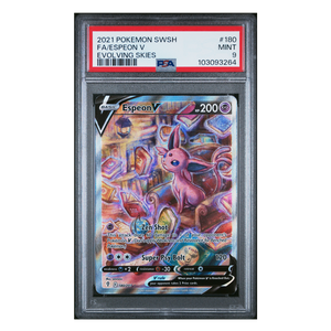 Espeon V Alternate Art Evolving Skies #180 PSA 9 - Poke-Collect