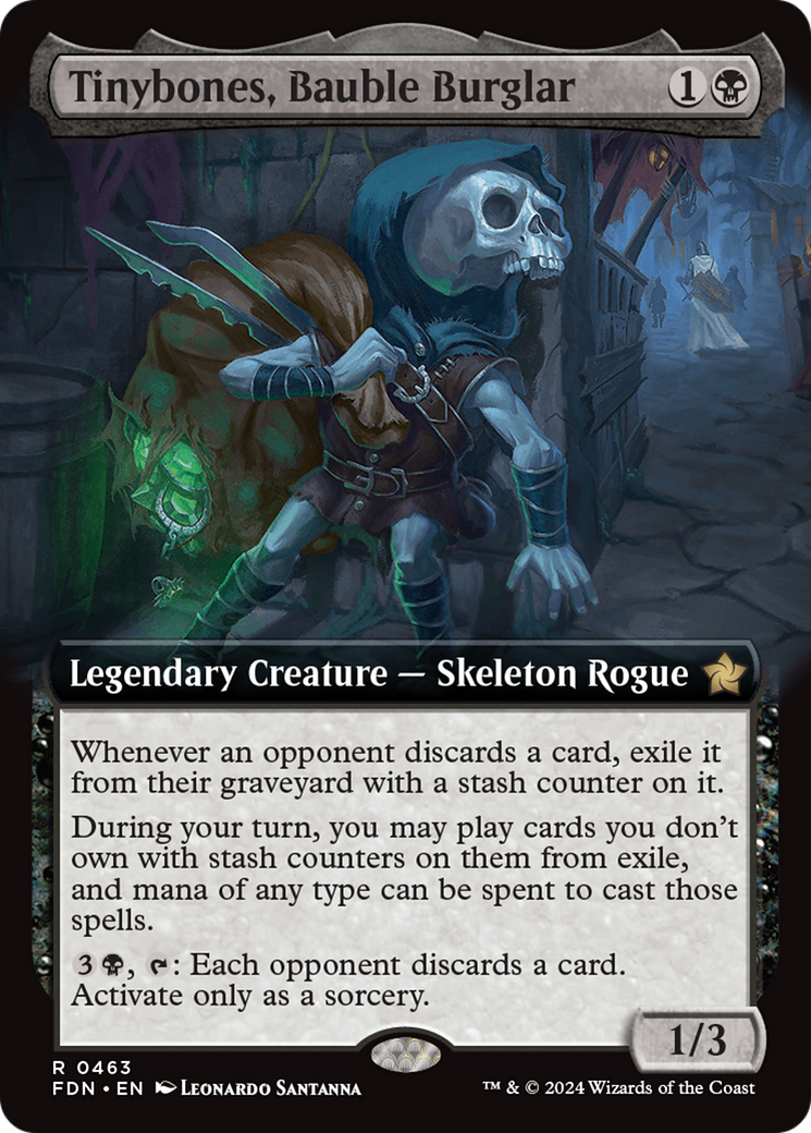 Tinybones, Bauble Burglar (FDN-463) - Foundations: (Extended Art) - Poke-Collect