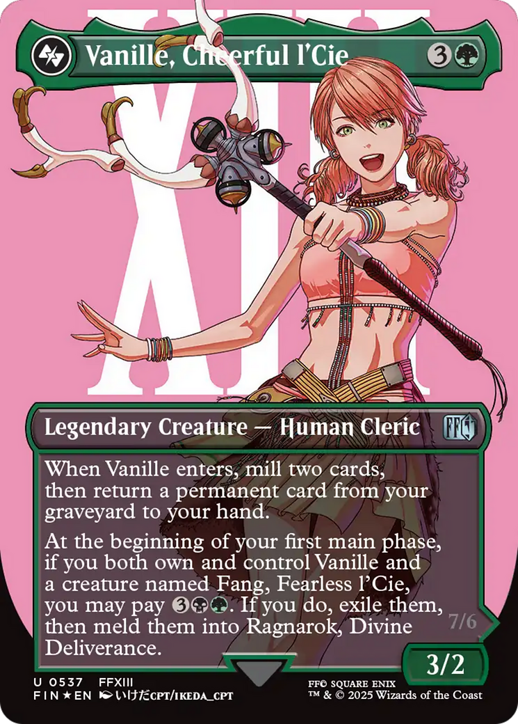 Vanille, Cheerful l'Cie (FIN-537) - FINAL FANTASY (Borderless) Foil - Poke-Collect