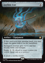Leyline Axe (FDN-485) - Foundations: (Extended Art) - Poke-Collect