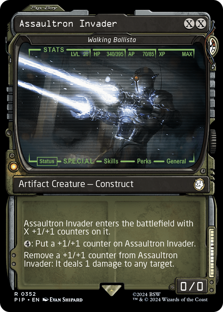 Assaultron Invader - Walking Ballista (Showcase) (PIP-352) - Fallout / Assaultron Invader: (Showcase) - Poke-Collect