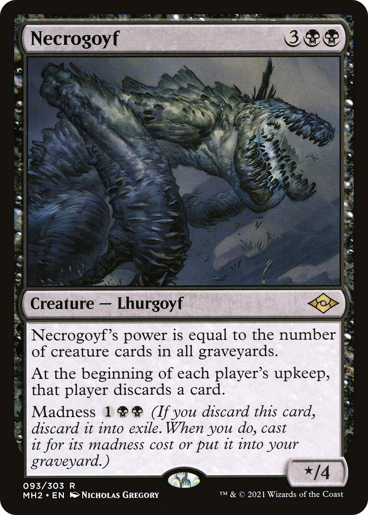 Necrogoyf (MH2-093) - Modern Horizons 2 - Poke-Collect