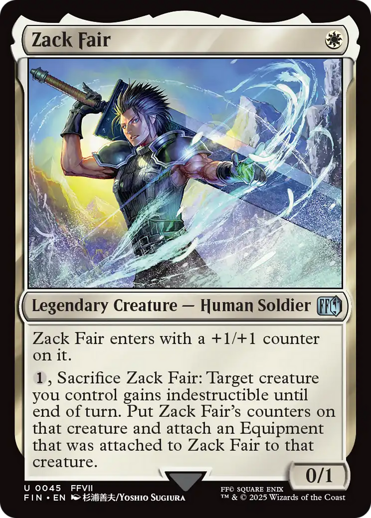 Zack Fair (FIN-045) - FINAL FANTASY Foil - Poke-Collect
