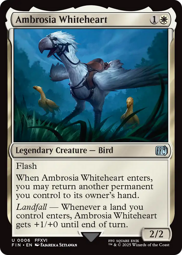 Ambrosia Whiteheart (FIN-006) - FINAL FANTASY - Poke-Collect