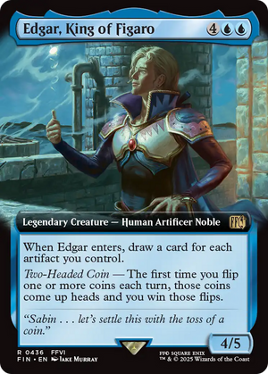 Edgar, King of Figaro (FIN-436) - FINAL FANTASY: (Extended Art) Foil - Poke-Collect