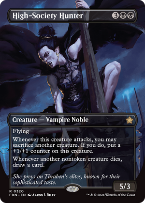 High-Society Hunter (FDN-320) - Foundations (Borderless) - Poke-Collect