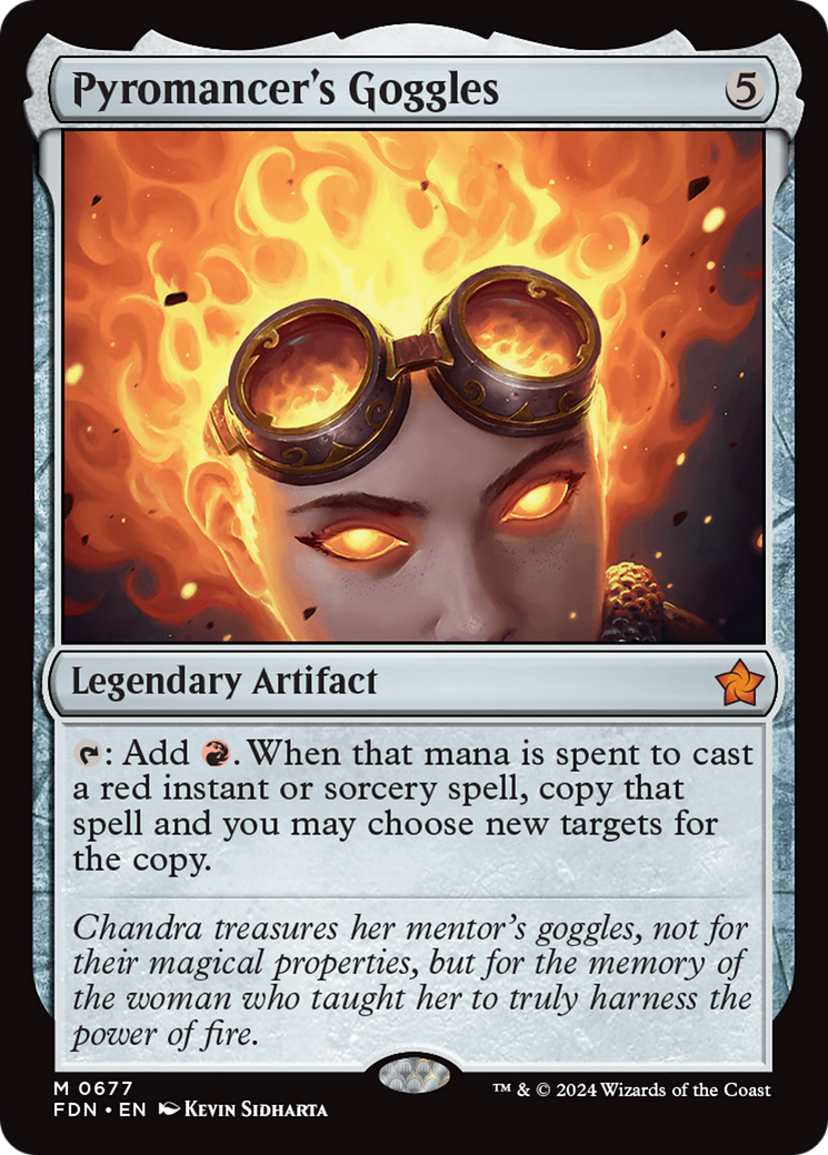 Pyromancer's Goggles (FDN-677) - Foundations - Poke-Collect