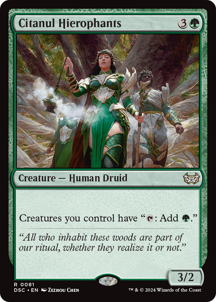Citanul Hierophants (DSC-081) - Duskmourn: House of Horror Commander - Poke-Collect