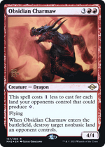 Obsidian Charmaw (PRE-137S) - Modern Horizons 2 Promos Foil - Poke-Collect