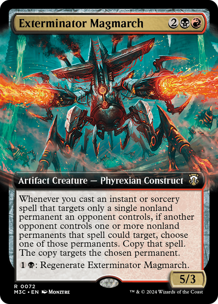 Exterminator Magmarch (M3C-072) - Modern Horizons 3 Commander: (Extended Art) - Poke-Collect