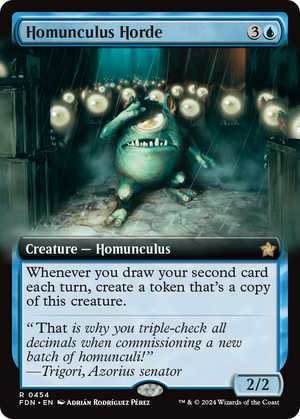 Homunculus Horde (FDN-454) - Foundations: (Extended Art) - Poke-Collect
