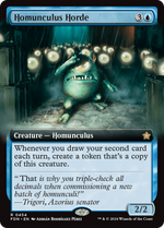 Homunculus Horde (FDN-454) - Foundations: (Extended Art) Foil - Poke-Collect