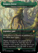 Fangorn Forest - Yavimaya, Cradle of Growth (LTC-377) - Tales of Middle-earth Commander / Fangorn Forest (Borderless) - Poke-Collect