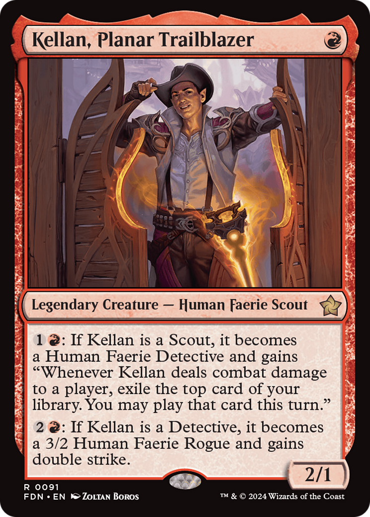 Kellan, Planar Trailblazer (FDN-091) - Foundations Foil - Poke-Collect