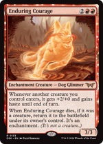 Enduring Courage (DSK-133) - Duskmourn: House of Horror: (enchantment) Foil - Poke-Collect