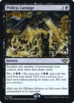 Pitiless Carnage (PRE-098) - Outlaws of Thunder Junction Promos Foil - Poke-Collect