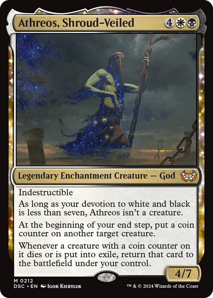 Athreos, Shroud-Veiled (DSC-212) - Duskmourn: House of Horror Commander - Poke-Collect