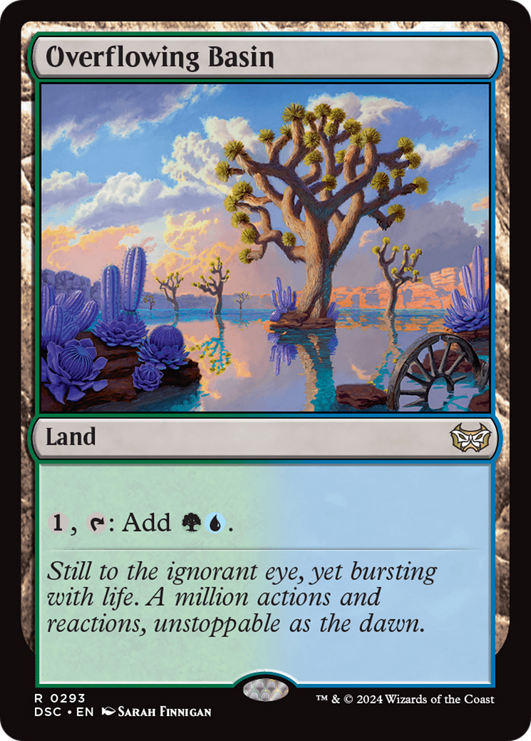 Overflowing Basin (DSC-293) - Duskmourn: House of Horror Commander - Poke-Collect