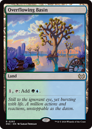 Overflowing Basin (DSC-293) - Duskmourn: House of Horror Commander - Poke-Collect