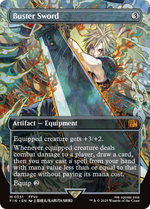 Buster Sword (FIN-351) - FINAL FANTASY (Borderless) Foil - Poke-Collect