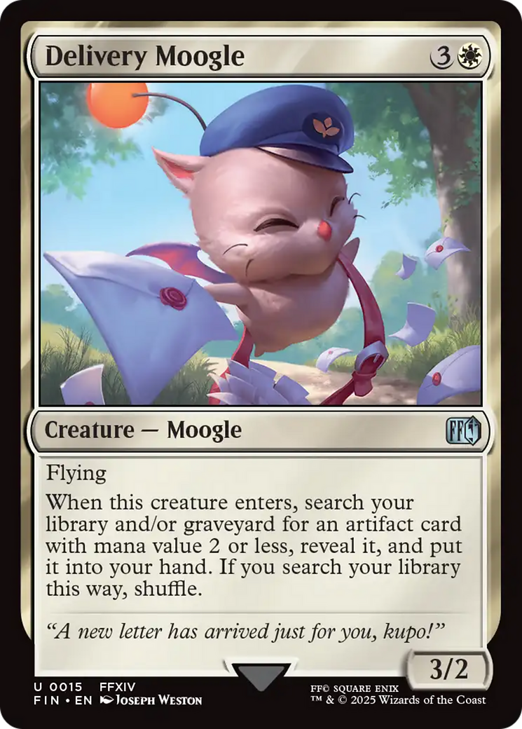 Delivery Moogle (FIN-015) - FINAL FANTASY - Poke-Collect