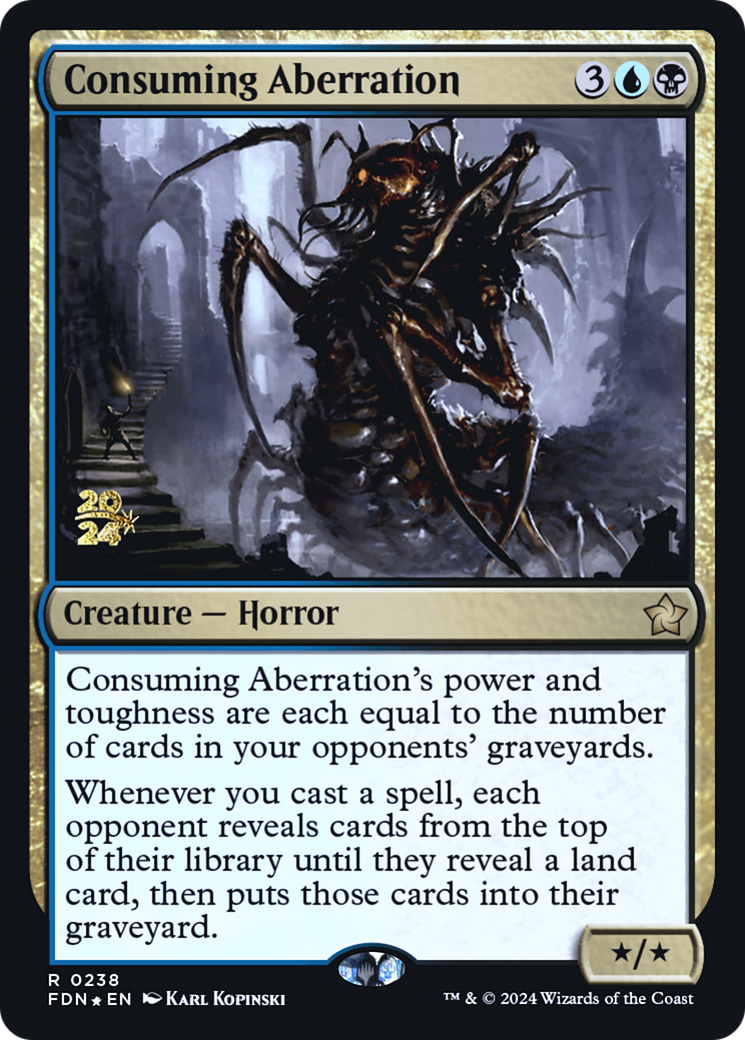 Consuming Aberration (PRE-238) - Foundations Promos Foil - Poke-Collect