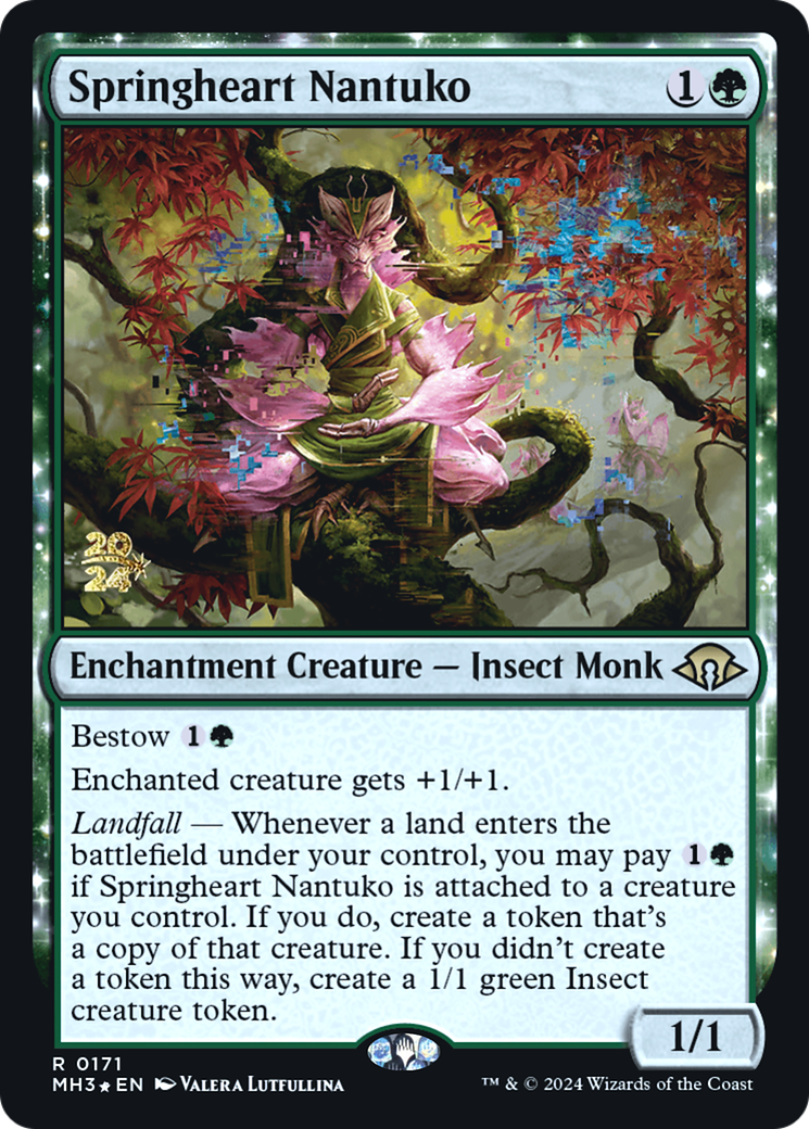 Springheart Nantuko (PRE-171) - Modern Horizons 3 Promos Foil - Poke-Collect