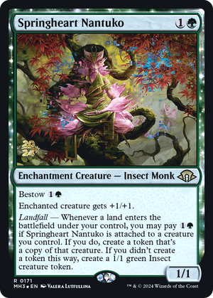 Springheart Nantuko (PRE-171) - Modern Horizons 3 Promos Foil - Poke-Collect