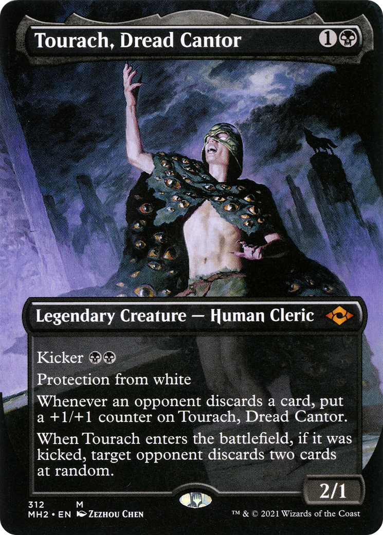 Tourach, Dread Cantor (MH2-312) - Modern Horizons 2 (Borderless) - Poke-Collect