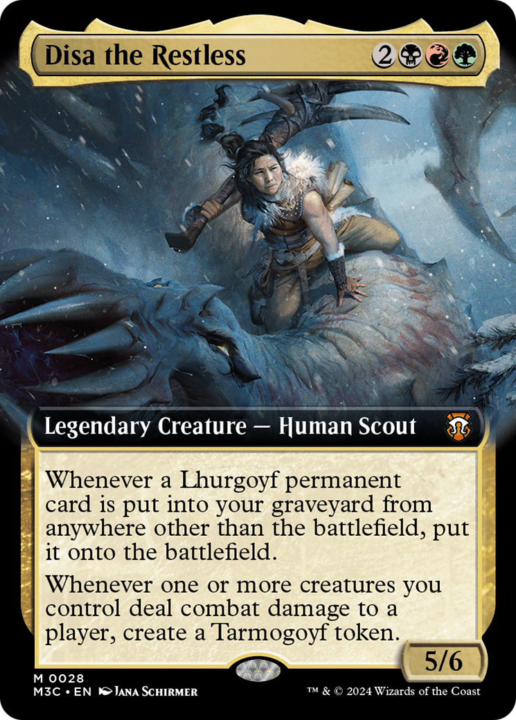 Disa the Restless (M3C-028) - Modern Horizons 3 Commander: (Extended Art) Foil - Poke-Collect