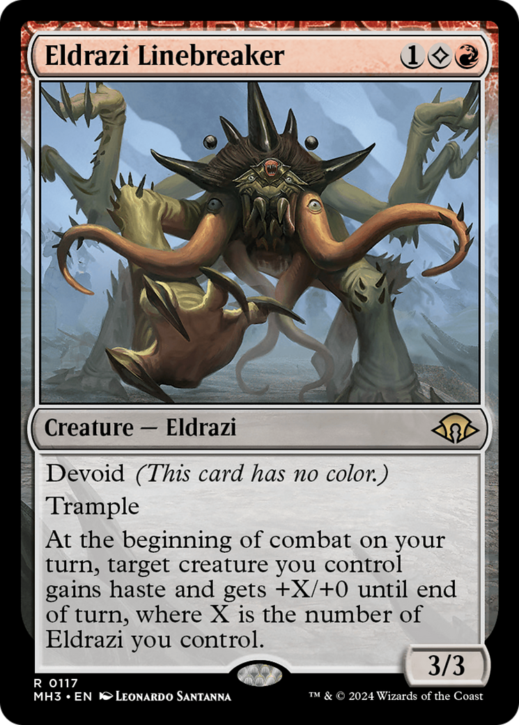 Eldrazi Linebreaker (MH3-117) - Modern Horizons 3: (devoid) Foil - Poke-Collect