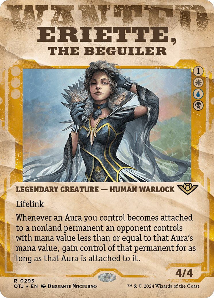 Eriette, the Beguiler (OTJ-293) - Outlaws of Thunder Junction: (Showcase) (Borderless) Foil - Poke-Collect