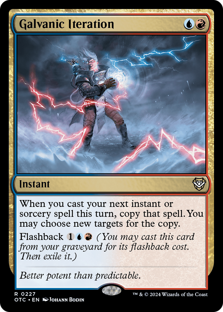 Galvanic Iteration (OTC-227) - Outlaws of Thunder Junction Commander - Poke-Collect