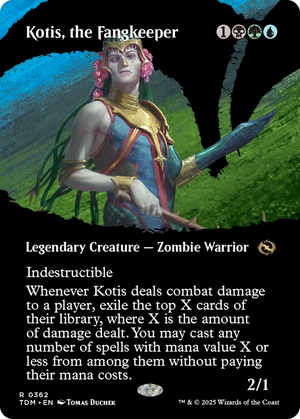 Kotis, the Fangkeeper (TDM-362) - Tarkir: Dragonstorm: (Showcase) (Borderless) - Poke-Collect