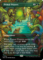 Primal Prayers (Borderless) (MH3-339) - Modern Horizons 3 (Borderless) Foil - Poke-Collect