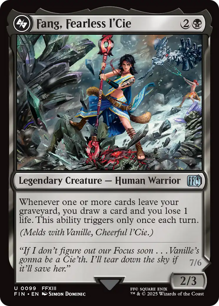 Fang, Fearless l'Cie (FIN-099) - FINAL FANTASY Foil - Poke-Collect
