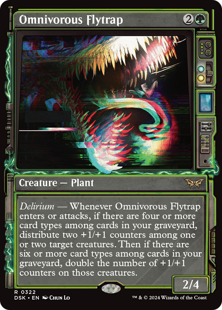 Omnivorous Flytrap (DSK-322) - Duskmourn: House of Horror: (Showcase) - Poke-Collect