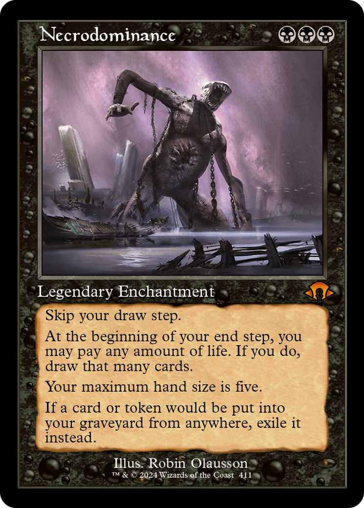 Necrodominance (Retro Frame) (MH3-411) - Modern Horizons 3 Foil - Poke-Collect