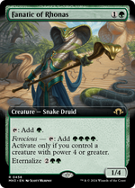 Fanatic of Rhonas (Extended Art) (MH3-458) - Modern Horizons 3: (Extended Art) - Poke-Collect