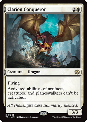 Clarion Conqueror (TDM-005) - Tarkir: Dragonstorm Foil - Poke-Collect