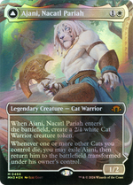 Ajani, Nacatl Pariah (Borderless) (Textured Foil) (MH3-468) - Modern Horizons 3 (Borderless) Foil - Poke-Collect