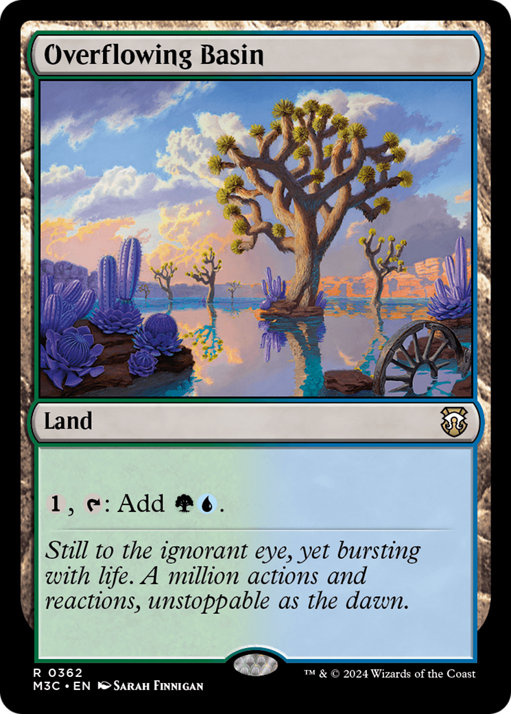 Overflowing Basin (M3C-362) - Modern Horizons 3 Commander - Poke-Collect