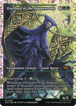 Overlord of the Hauntwoods (DSK-405) - Duskmourn: House of Horror: (Showcase) Foil - Poke-Collect
