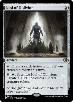 Idol of Oblivion (OTC-258) - Outlaws of Thunder Junction Commander - Poke-Collect