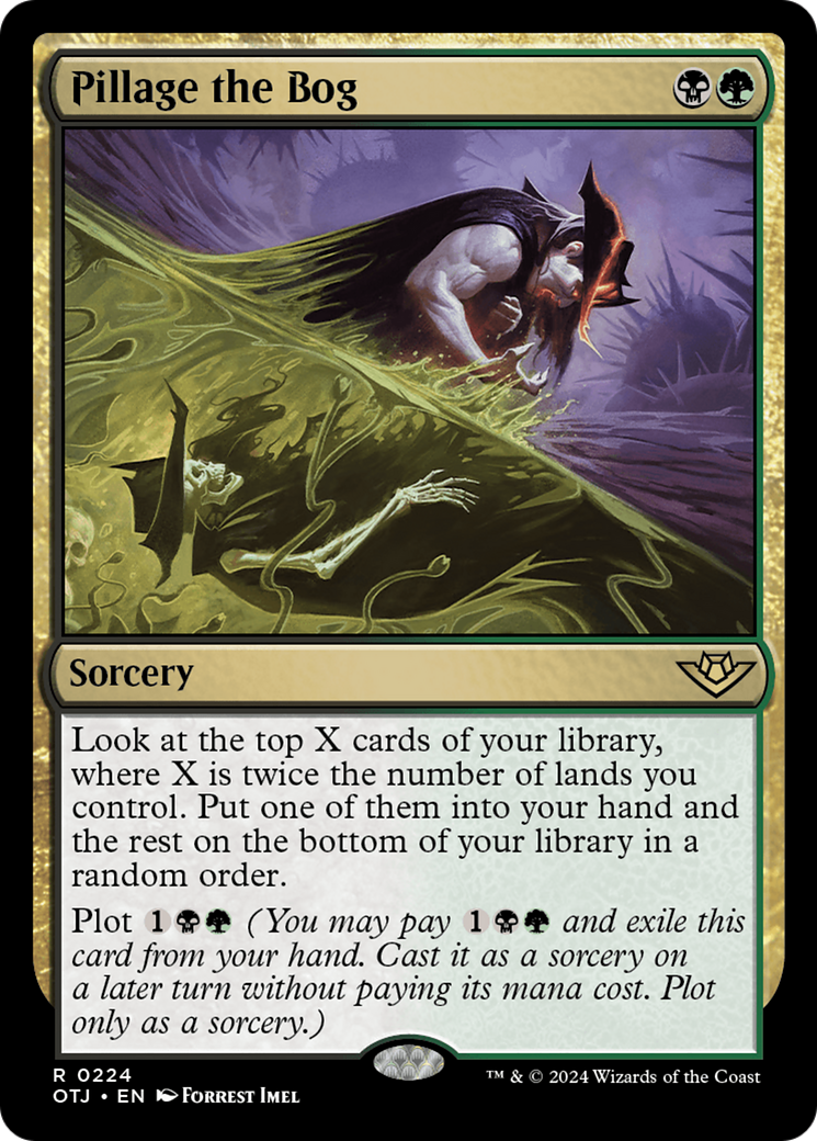 Pillage the Bog (OTJ-224) - Outlaws of Thunder Junction Foil - Poke-Collect
