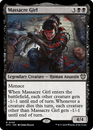 Massacre Girl (OTC-140) - Outlaws of Thunder Junction Commander - Poke-Collect