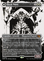 Elesh Norn // The Argent Etchings (MOM-292) - March of the Machine: (Showcase) (Borderless) Foil - Poke-Collect