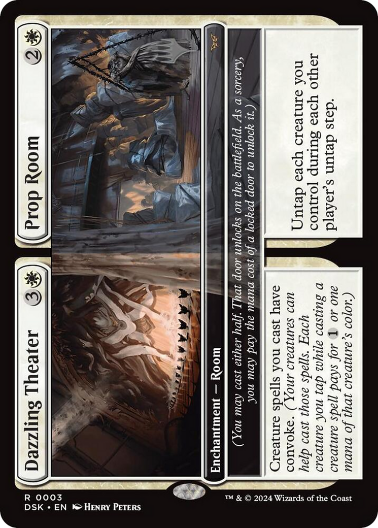 Dazzling Theater // Prop Room (PPDSK-003) - Duskmourn: House of Horror Promos Foil - Poke-Collect