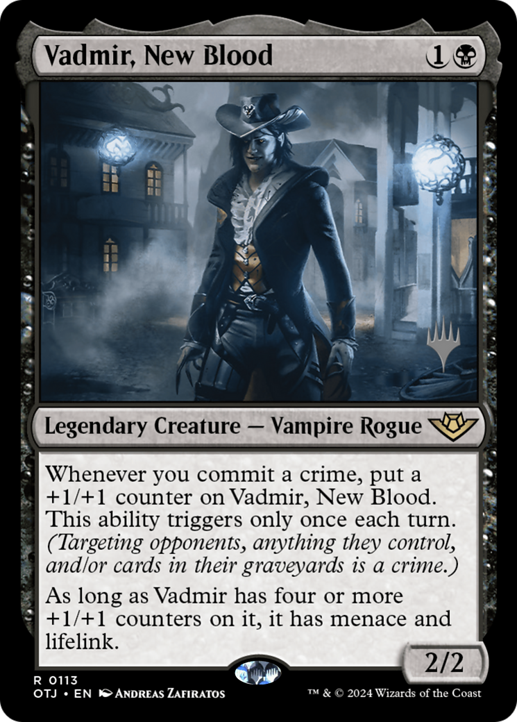 Vadmir, New Blood (PPOTJ-113) - Outlaws of Thunder Junction Promos - Poke-Collect