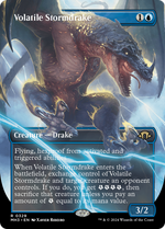 Volatile Stormdrake (Borderless) (MH3-329) - Modern Horizons 3 (Borderless) Foil - Poke-Collect